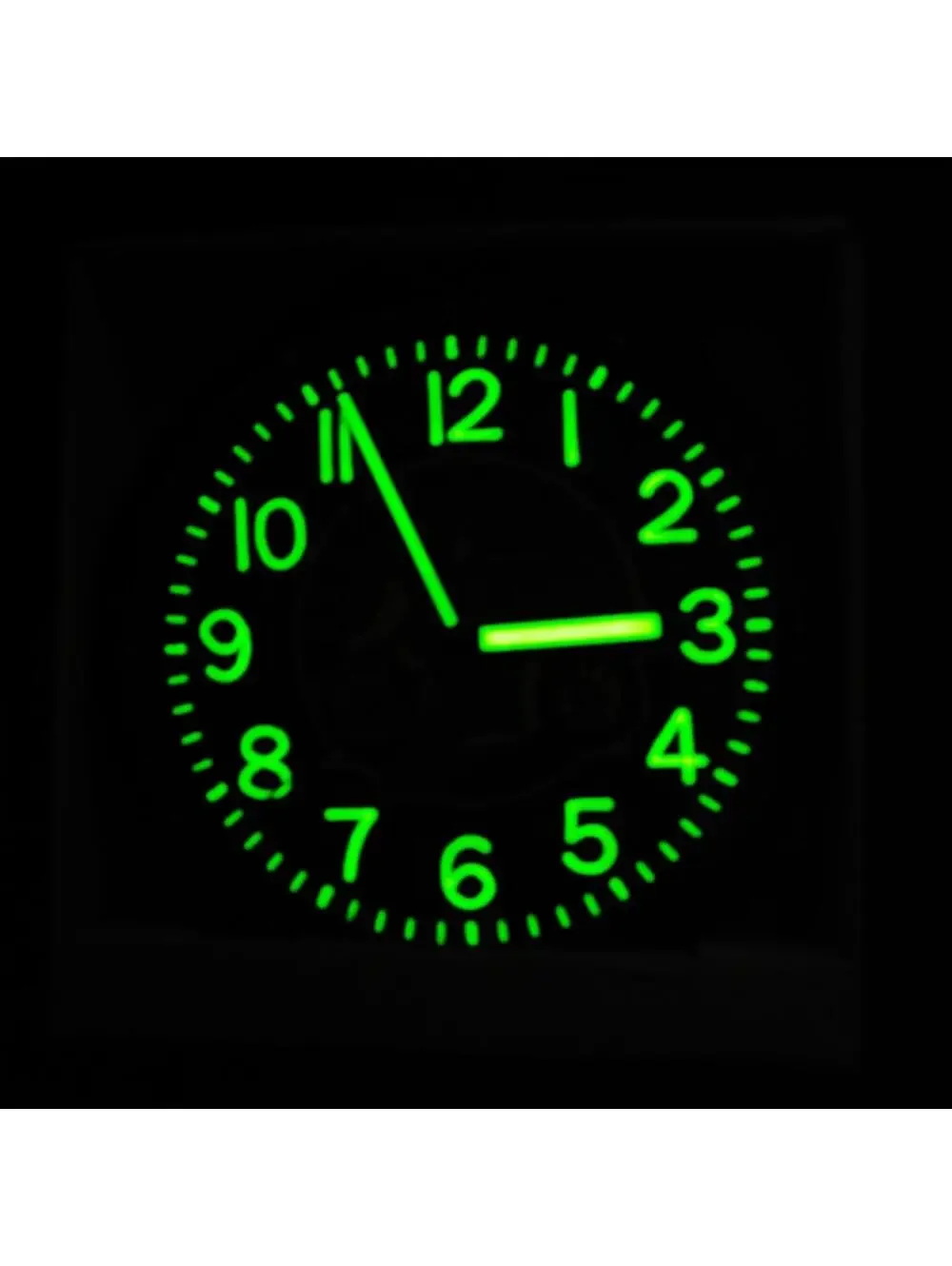 Flamingo Sunset Paradise Glow in the Dark Wall Clock New!